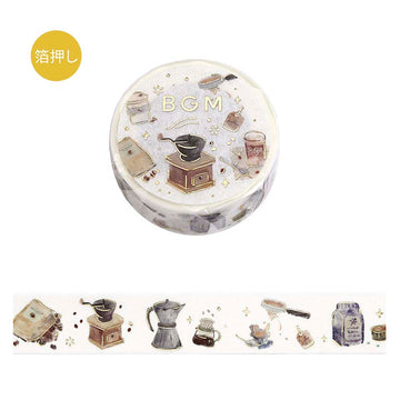 BGM | Foil Enjoy Cafe Washi Tape