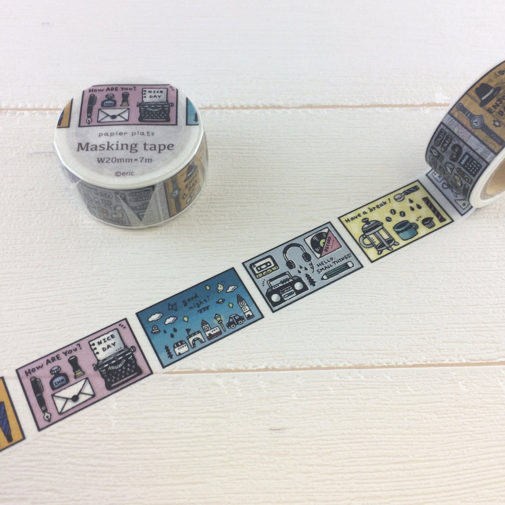 Papier Platz | Eric Writing Washi Tape