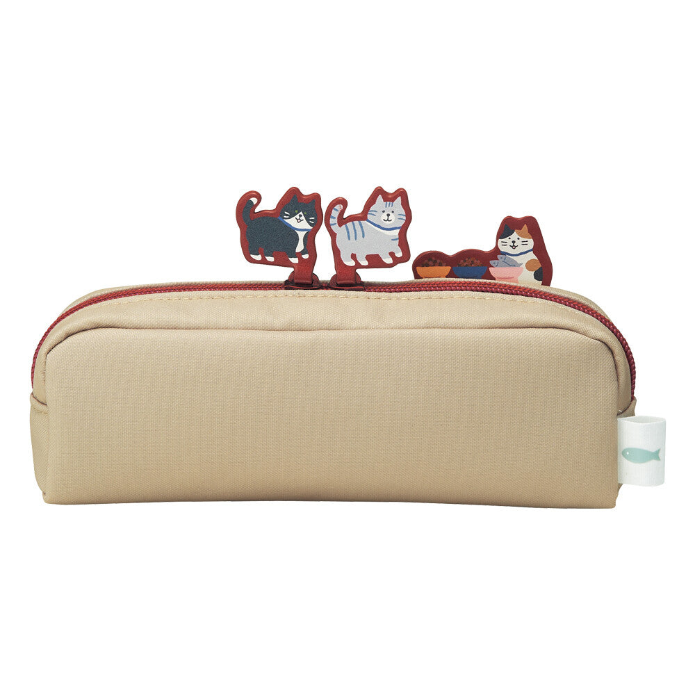 Lihit Lab | Estuche Box Daily Cats Beige