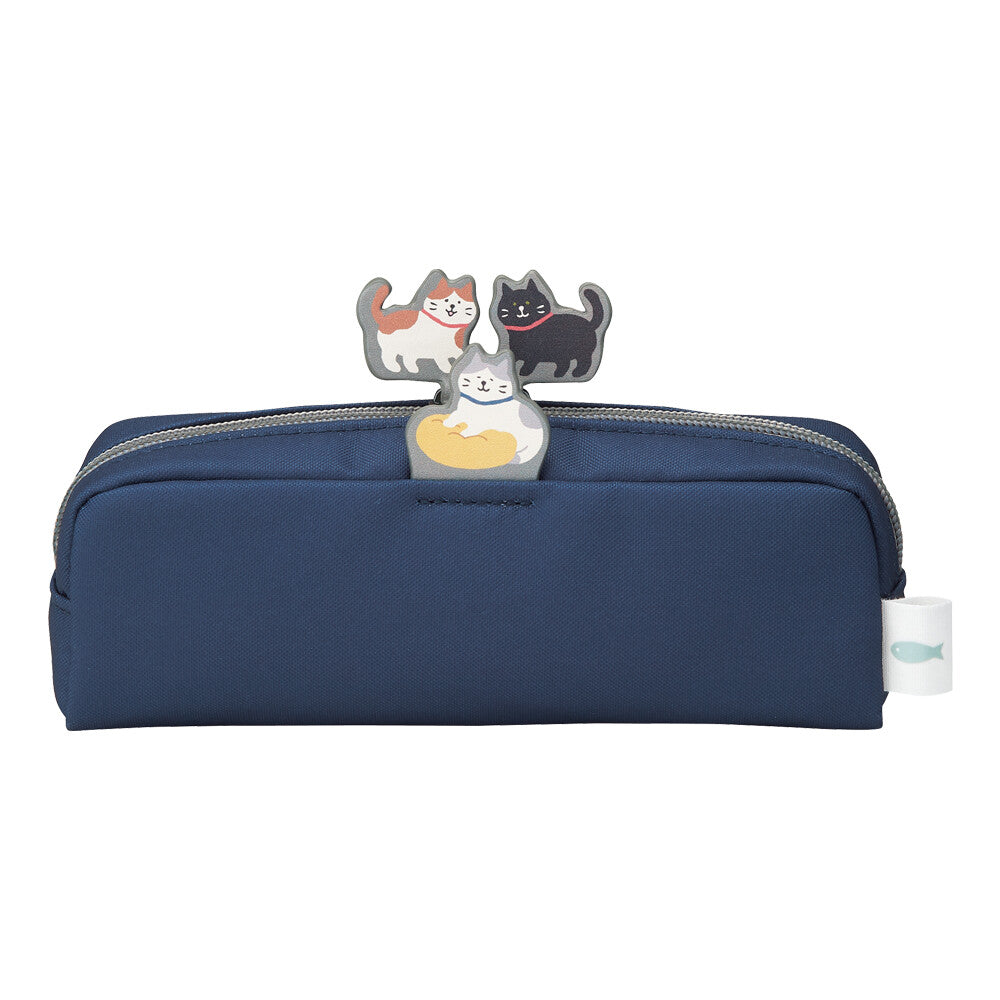 Lihit Lab | Estuche Box Daily Cats Navy