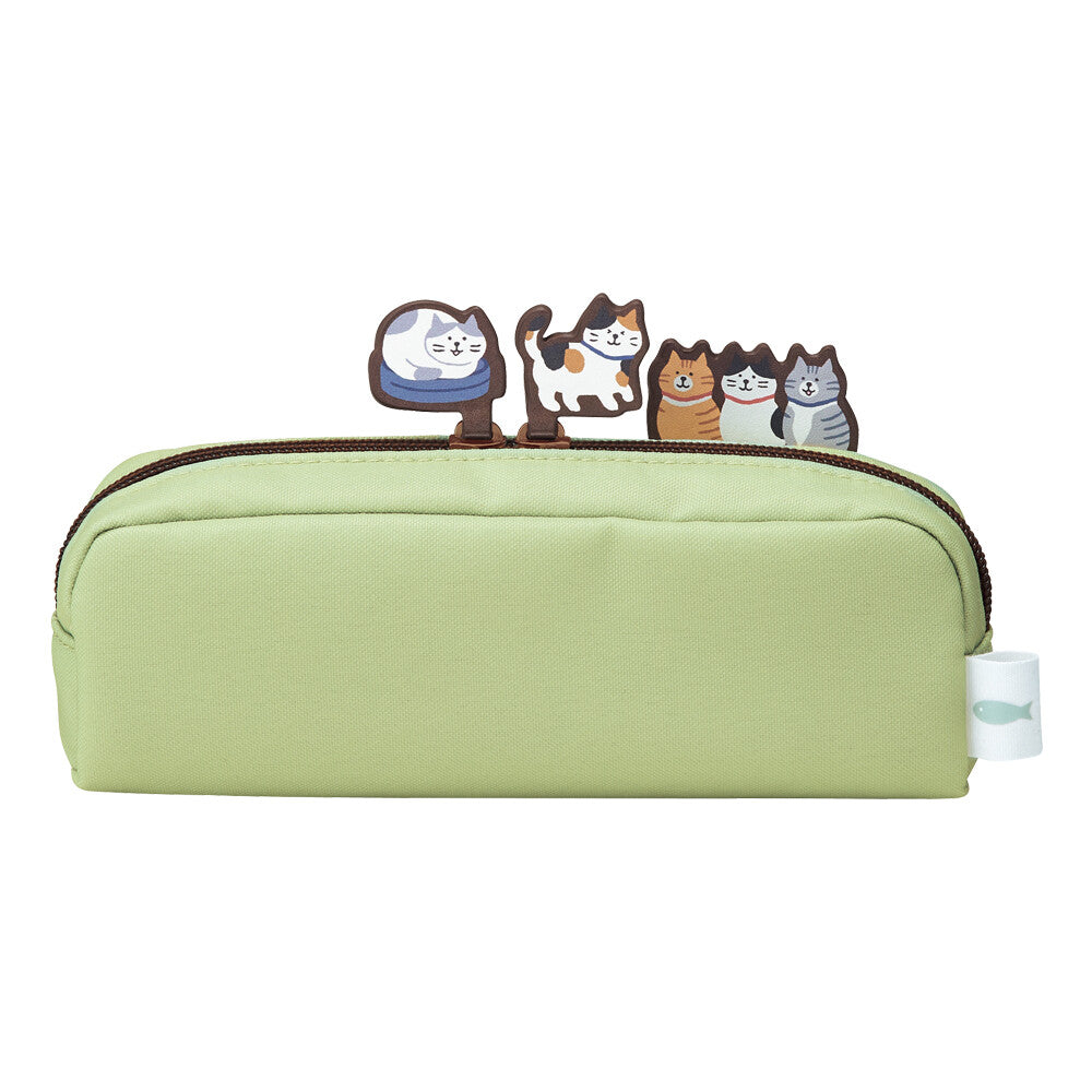 Lihit Lab | Estuche Box Daily Cats Green