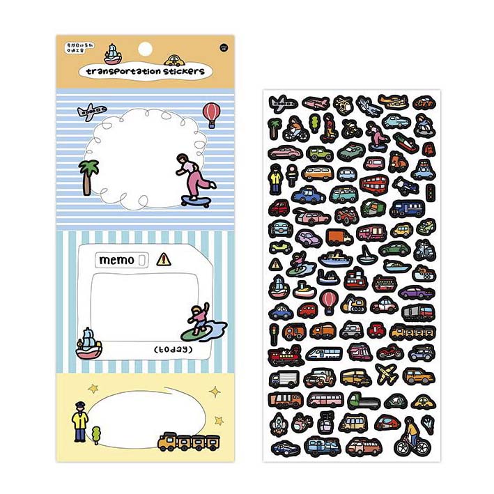 Infeel.me | Fantasy Diary Transportation Stickers