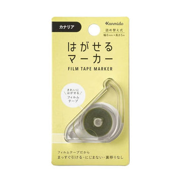 Kanmido | Cinta Subrayador Film Tape Marker Canary