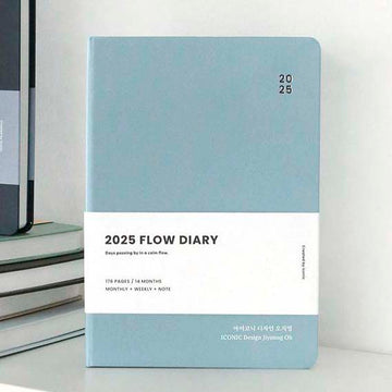 Iconic | Agenda Flow 2025 Cloudy Blue (Semanal)