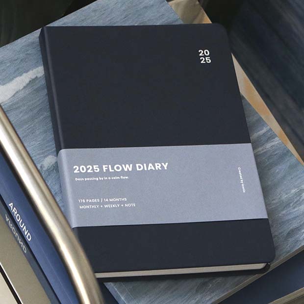 Iconic | Agenda Flow 2025 Navy (Semanal)