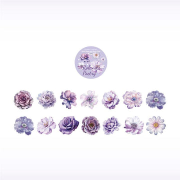 Candy Poetry | Pegatinas en Rollo Flower Letter Rolands Poetry