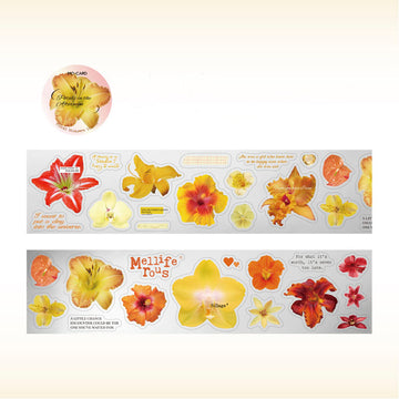 Mo Card | Pegatinas en Rollo Flower Meaning Petals in The Afternoon