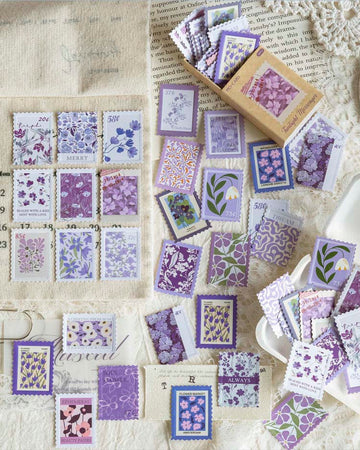 Mo Card | Pegatinas en Cajita Flower Post Office Twilight Messeger
