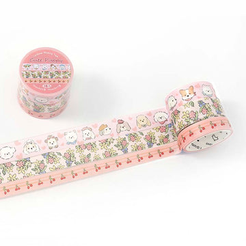 Card Lover | Set de Washi Tapes Flower Sweetheart Cute Puppy