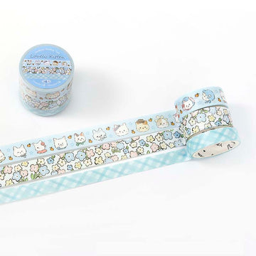 Card Lover | Set de Washi Tapes Flower Sweetheart Lovely Kitten