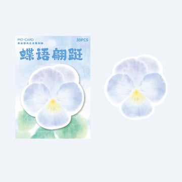 Mo Card | Notas Adhesivas Flowers Today Blue