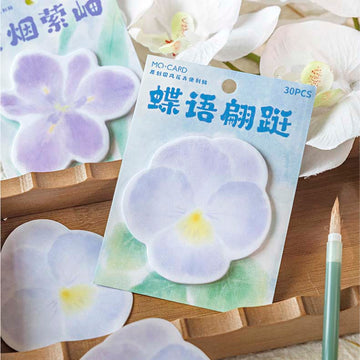 Mo Card | Notas Adhesivas Flowers Today Blue
