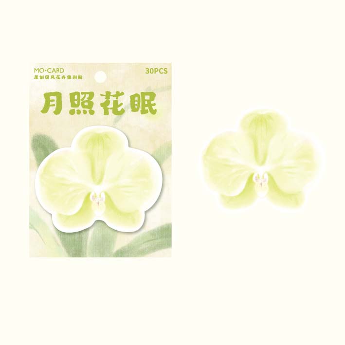 Mo Card | Notas Adhesivas Flowers Today Green