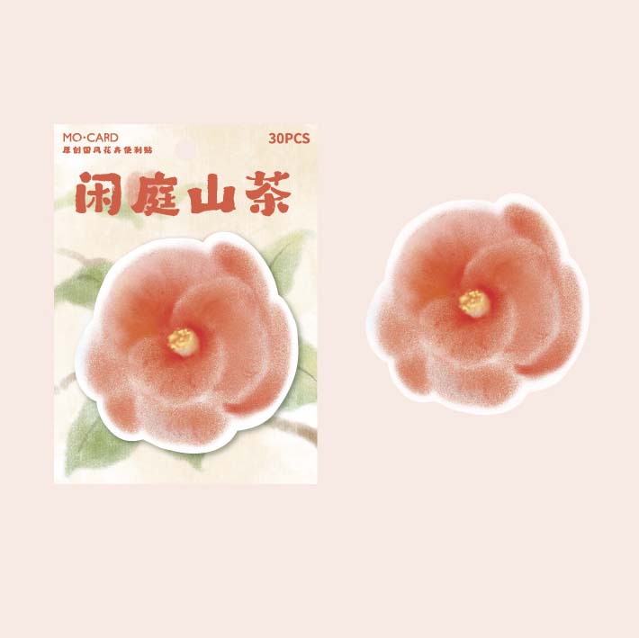 Mo Card | Notas Adhesivas Flowers Today Red