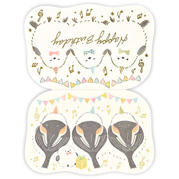 NB CO | Tarjeta de Felicitación Fluffy Birthday Shimaenaga