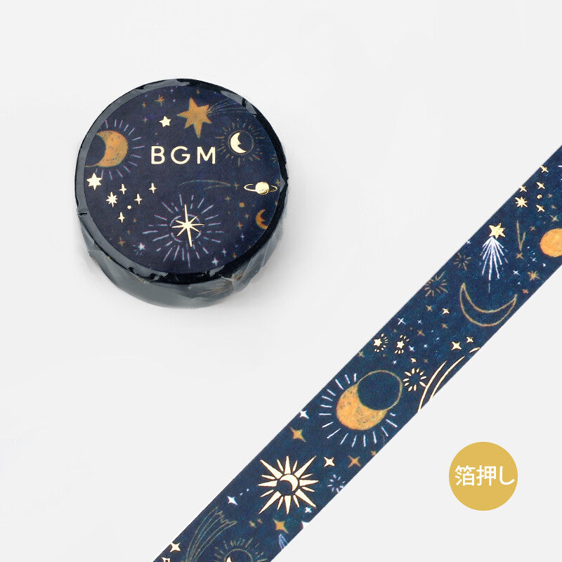 BGM | Foil On a Starry Night Washi Tape