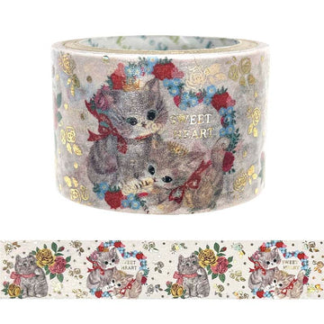 Seal-do | Kirapika Rose Cat Washi Tape