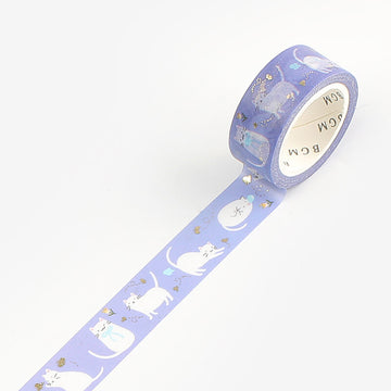 BGM | Foil Cat and Butterfly Washi Tape