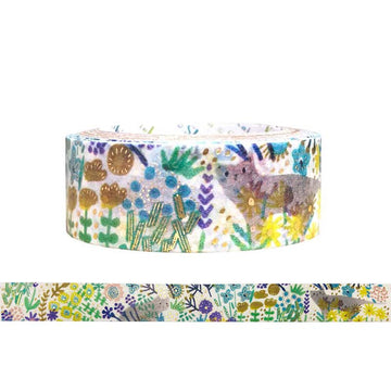 Seal-do | Foil Cat Garden Washi Tape