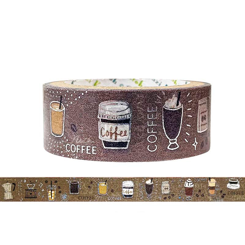 Seal-do | Foil Coffee Washi Tape