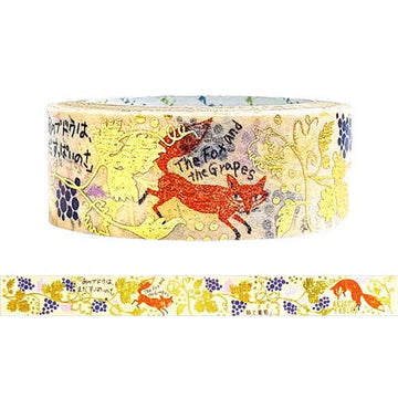 Seal-do | Jewel of Fairy Tale Fox and Grapes Washi Tape