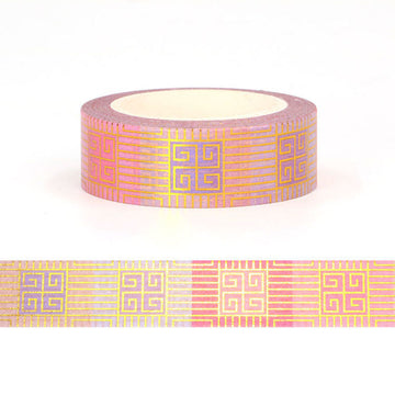 MZW | Foil Rotate Cloud Pattern Washi Tape