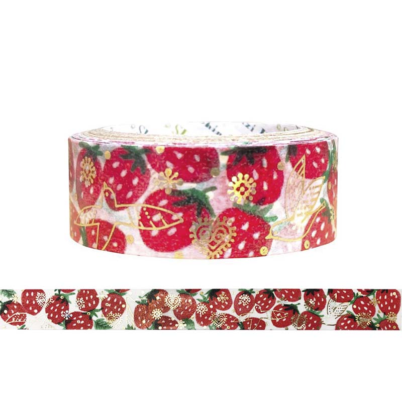 Seal-do | Foil Strawberry Washi Tape