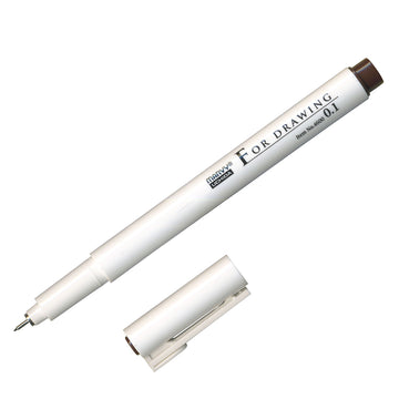 Marvy Uchida | Bolígrafo Calibrado For Drawing Brown 0.1