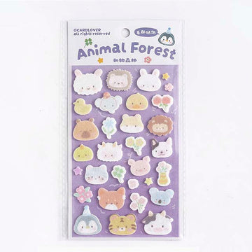 Card Lover | Pegatinas Fieltro Forest Cute Story Animal Forest