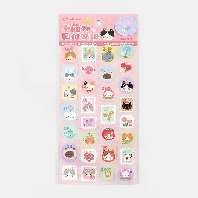 Card Lover | Pegatinas Forest Cute Story Kitty