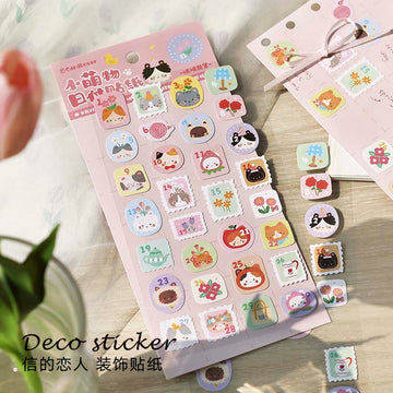Card Lover | Pegatinas Forest Cute Story Kitty