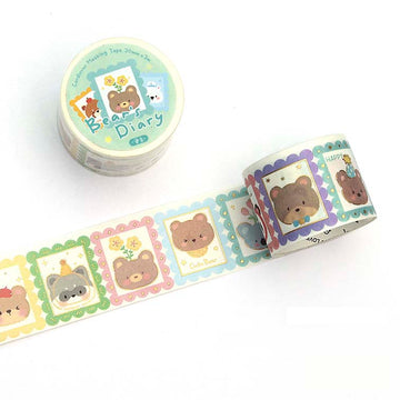 Card Lover | Forest Cute Story Washi Tape Bear's Diary