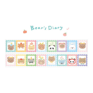 Card Lover | Forest Cute Story Washi Tape Bear's Diary