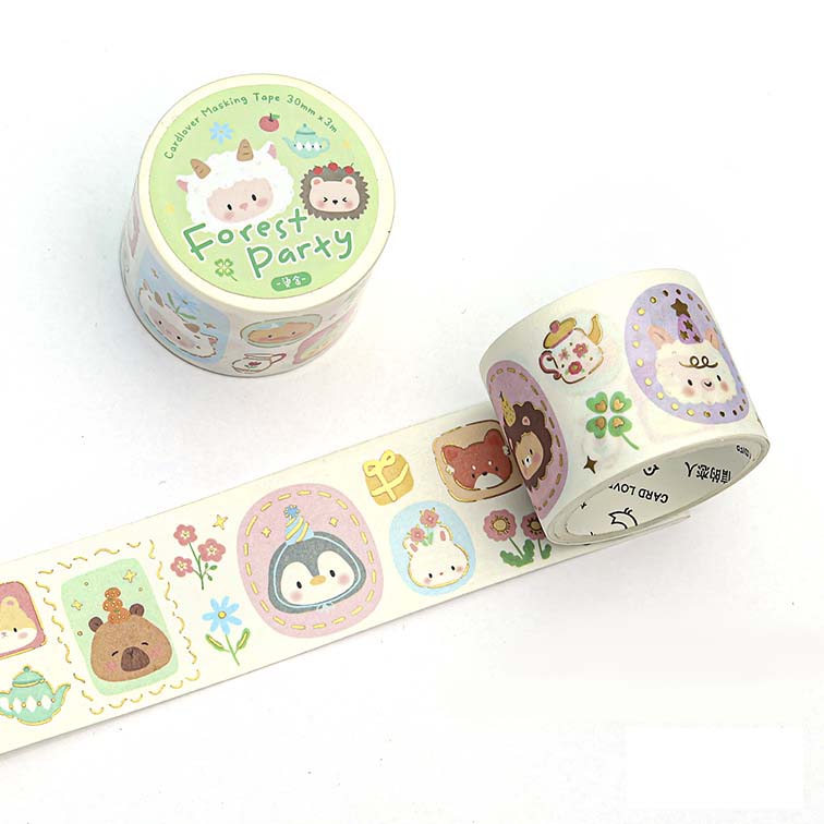 Card Lover | Forest Cute Story Washi Tape Forest Party