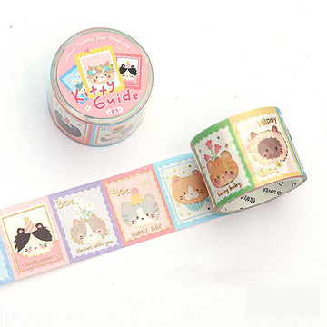 Card Lover | Forest Cute Story Washi Tape Kitty Guide