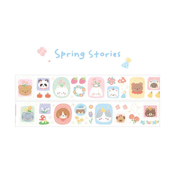 Card Lover | Forest Cute Story Washi Tape Spring Stories