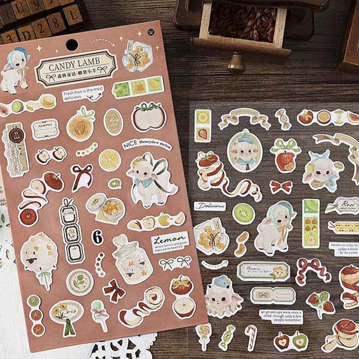 Infeel.me | Forest Forest Tale Candy Lamb stickers