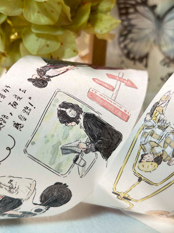 XiYue | Pegatinas en Rollo Free Poem