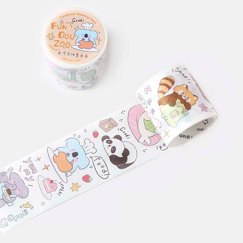 Card Lover | Fun Dou Zoo Washi Tape Day Free