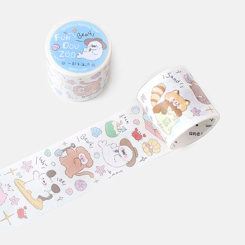 Card Lover | Fun Dou Zoo Washi Tape Let's Go To The Sea