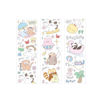 Card Lover | Fun Dou Zoo Washi Tape Let's Go To The Sea