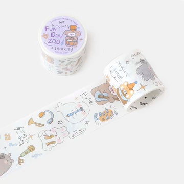 Card Lover | Fun Dou Zoo Washi Tape Music Festival