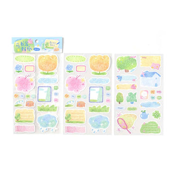 Note For | Pegatinas Fun Doodle Joy Nature (4pc)