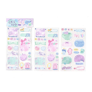 Note For | Pegatinas Fun Doodle Joy Whimsical (4pc)