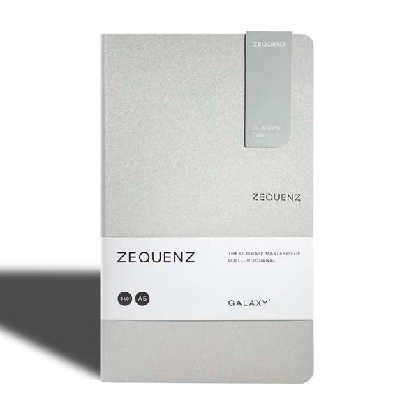 Zequenz | Cuaderno Galaxy A5 Slim Silver Star (Liso)
