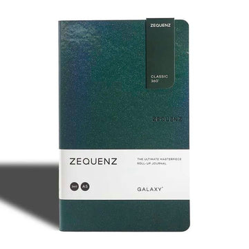 Zequenz | Cuaderno Galaxy A5 Slim Astro Green (Interior a escoger)