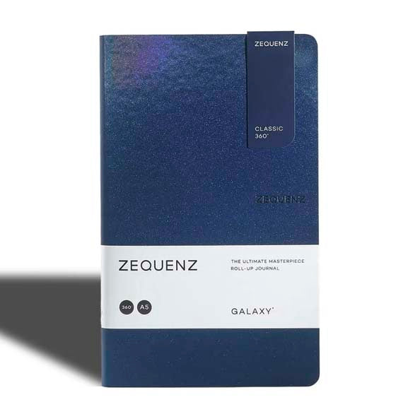Zequenz | Cuaderno Galaxy A5 Slim Space Blue (Interior a escoger)