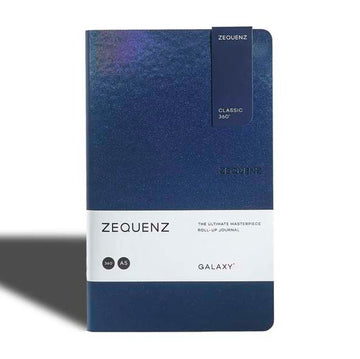 Zequenz | Cuaderno Galaxy A5 Slim Space Blue (Interior a escoger)