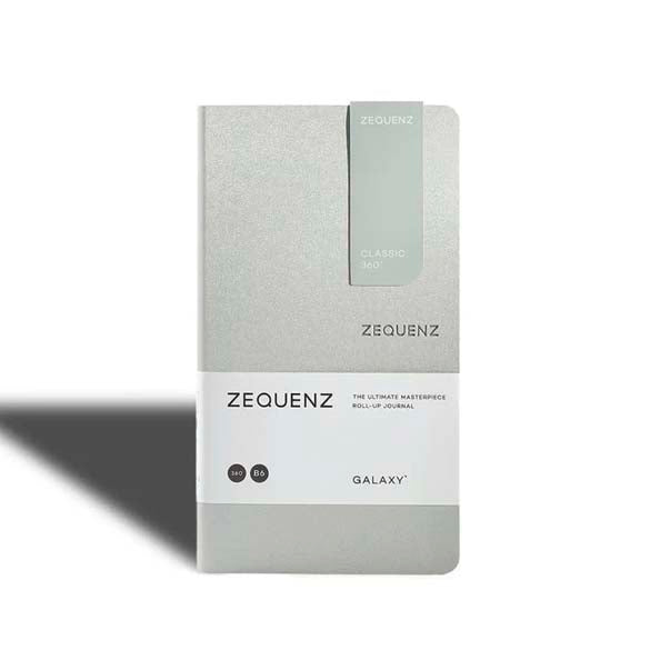 Zequenz | Cuaderno Galaxy B6 Slim Silver Star (Interior a Escoger)