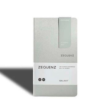 Zequenz | Cuaderno Galaxy B6 Slim Silver Star (Interior a Escoger)